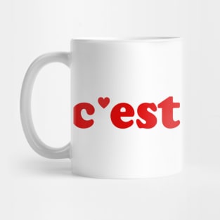 C'est la vie - That's life French Expression France Mug